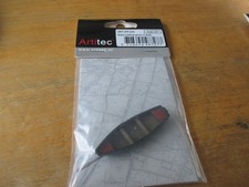 ARTITEC  1/87 SCALE: 387-09GN STEEL ROWING BOAT GREEN WITH OARS NEW UK FREEPOST