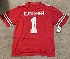 Coach JIM TRESSEL Signed Ohio