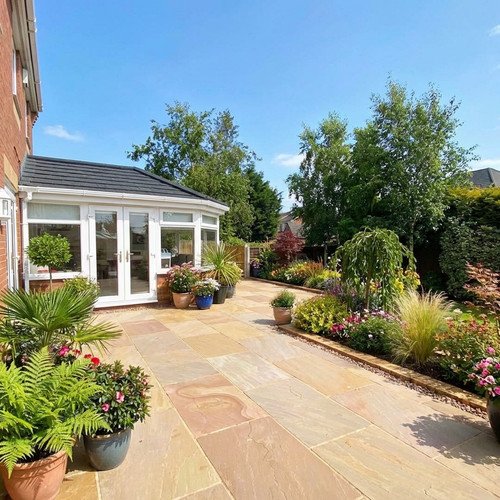 Indian paving sandstone slabs - indian,