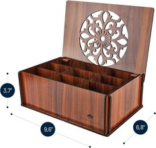 RoyalHouse Wooden Tea Box
