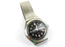 SWATCH IRONY SWISS MENS WATCH STAINLESS STEEL WATER RESISTANT - NEED NEW BATTERY