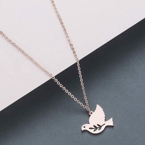Peace dove with engraved - peace, olive