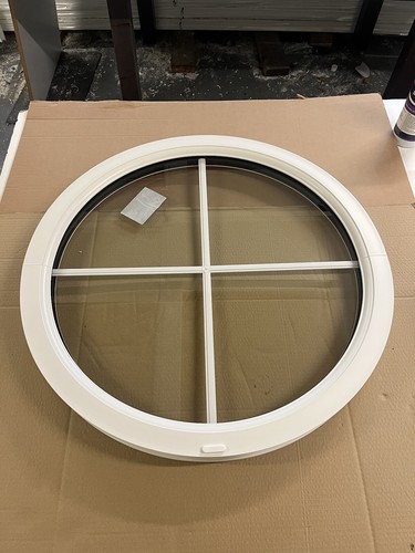 White round circle upvc window - upvc,