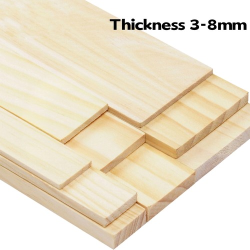 2pcs thick 3mm 8mm - pine, sheet