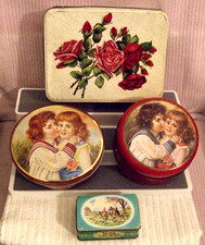 COLLECTIBLE "RARE" TINS (4 x