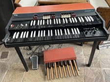 VOX Continental 2 Vintage Organ With Pedal Board And Volume Control Modified