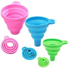 3x Silicone Mini collapsible