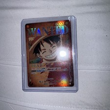 ONE PIECE Card Game Monkey D Luffy WANTED CHARACTER Toy Hobby ST01-012 SP BANDAI