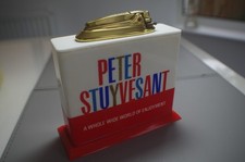 VINTAGE OLD RONSON VARAFLAME  LIGHTER  ADVERTISING "PETER STUYVESANT" CIGARETTES