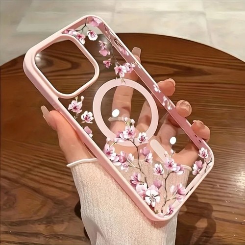 Pink cherry floral magnetic - pink,