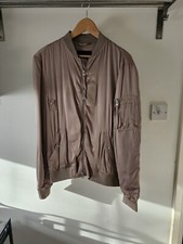 Allsaints "Varberg" dusty pink/rose gold bomber MEDIUM