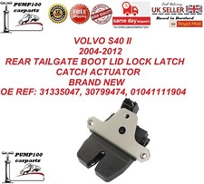 BOOT LOCK FOR VOLVO S40 II