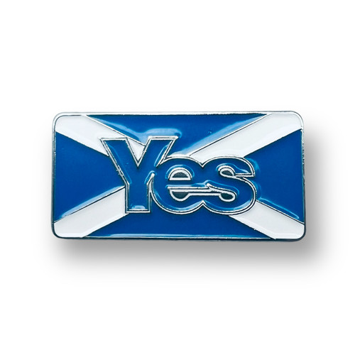 Scotland yes flag - enamel, pin
