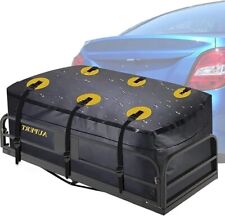 AUPERTO 15 cu ft Foldable Roof Box - Waterproof Roof Cargo Carrier Luggage