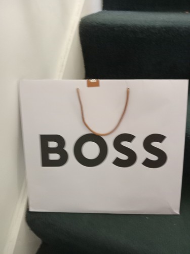 Boss paper gift shopping bag - paper,