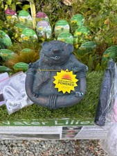 Pond Floating Water Spitter Hedgehog Figurine (Solar And Battery Powered)