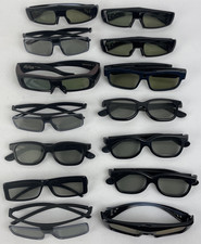 Lot of 14 Pairs 3D Full HD Glasses Including Panasonic TY-EW3D2L  TY-EW3D3M +++