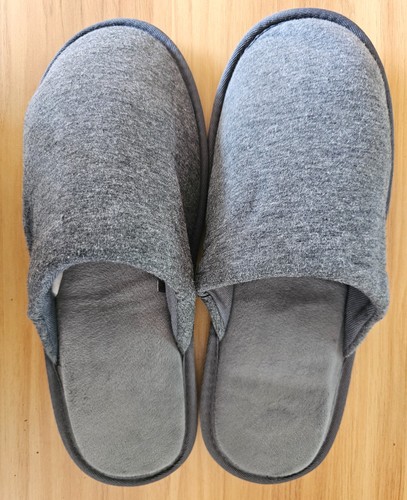 Grey jersey mule - grey, slippers