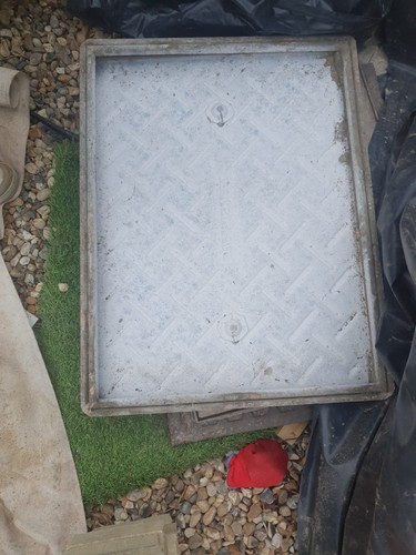 Manhole cover 65x51cm cast - manhole,