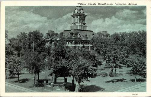 Postcard kansas fredonia - postcard,