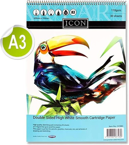 Spiral sketch pad - a3,