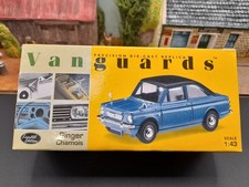 1964 Singer Chamois Turquoise Blue Metallic 1/43  Model Car Vanguards VA40001
