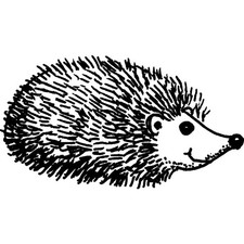 'Hedgehog' Unmounted Rubber