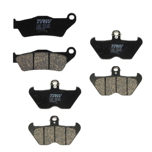 Trw brake pads - front, rear