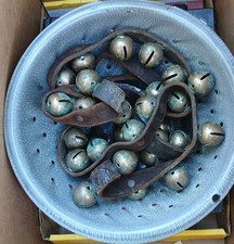 Antique Brass Horse Sleigh