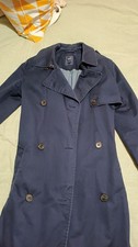 Gap Womens Navy Coat Mac UKM