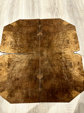 Burr Walnut - 4 NATURAL WOOD Sheets - Marquetry- 4 @ 330mm x 300mm each - (294)