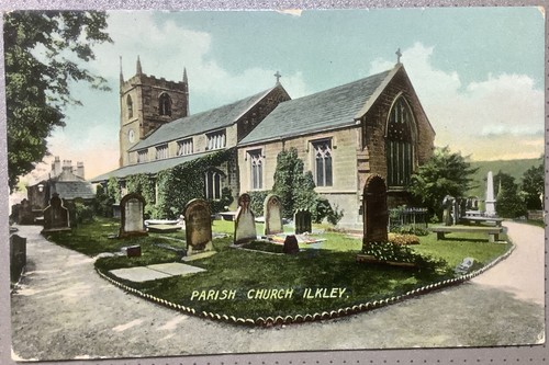 Ilkley parish church 1911 - church, dr
