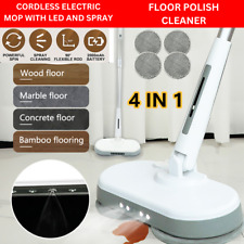 Electric Rechargeable Cordless Floor Cleaner Scrubber Sweeper Polisher Mop
