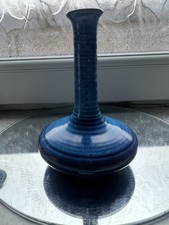 Studio Pottery Blue Spiral
