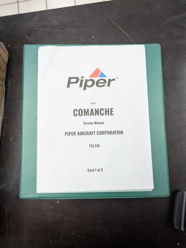 Piper comanche service manuel - piper,