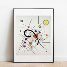 Art print Kandinsky Grey Square 1923 giclee poster modern wall art picture