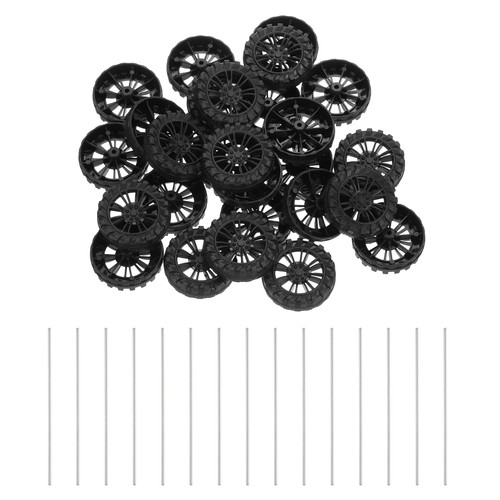 30pcs toy car wheels - car, wheels,