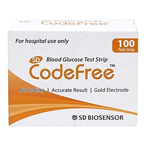 Codefree blood glucose test - sd,