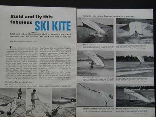 Hang glider ski kite - hang,