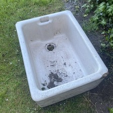BELFAST SINK Vintage Growing Garden Planter Allotment Veg Fruit Flowers Etc
