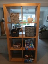 Solid Oak Cube Storage/ Bookcase/ Room Divide furniture
