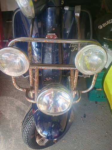 Lambretta vespa front rack - front,
