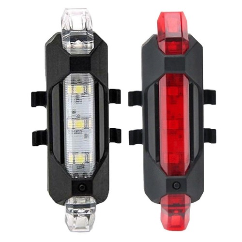 Led front rear bike light - rear,