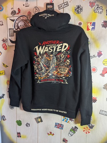 Wasted youth hoodie - wasted,