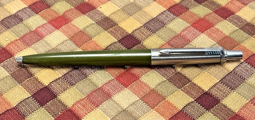 Vtg parker jotter - jotter, olive