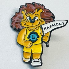 Lions Clubs International HARMONY Enamel Pin Lapel Badge Collectable Souvenir