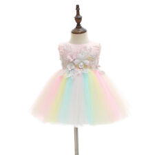 Baby Girl Dress Infant Toddler Christening Baptism Wedding Party Birthday Dress