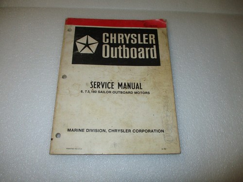 Chrysler 180 sailor - 7.5,