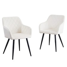 Set of 2 Armchairs Dining