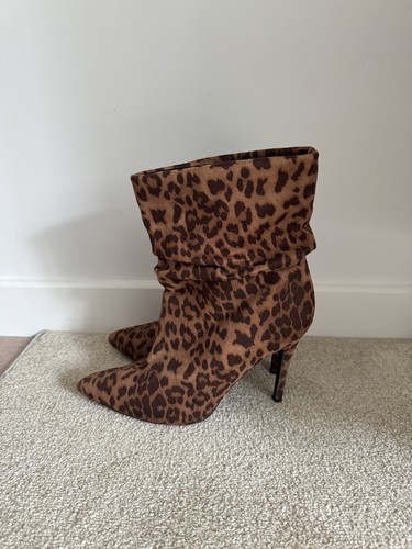 Ankle boots leopard print size - print,